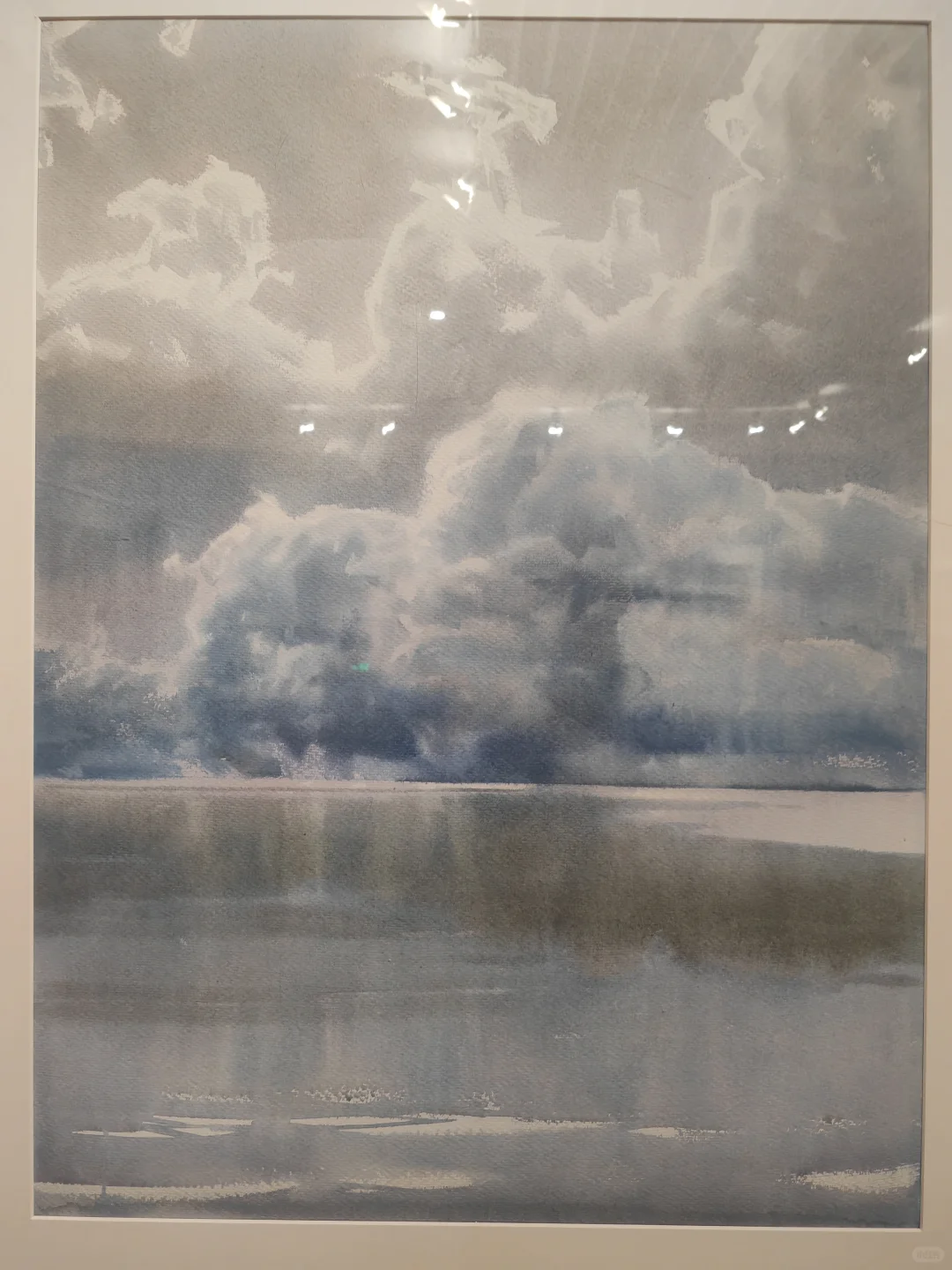 水彩展。