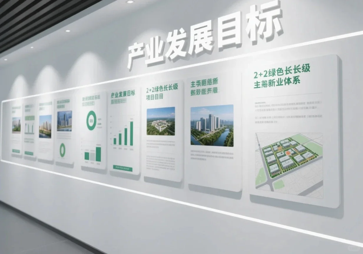 展厅文化墙设计参考｜产业展厅怎么讲故事