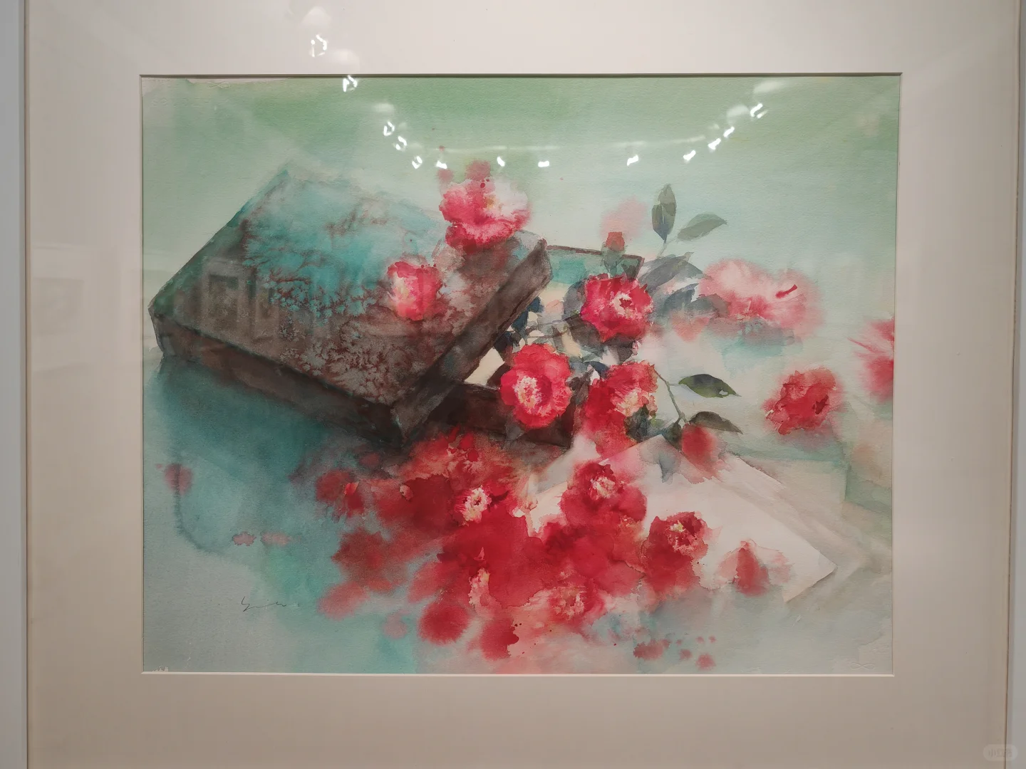 水彩展。