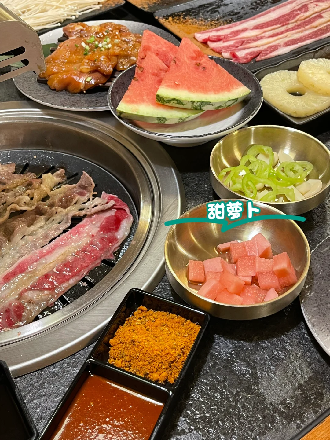 又来吃烤肉啦