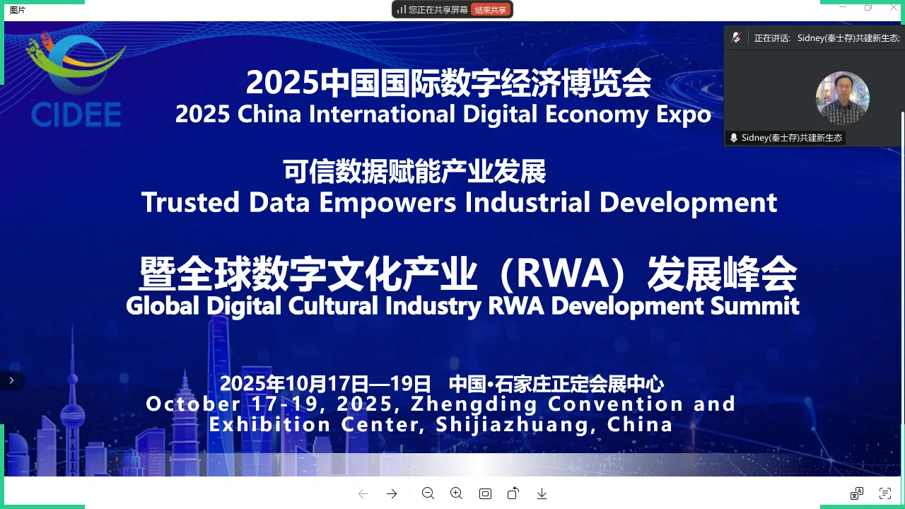 全球数字文化产业RWA发展峰会首次线上会议