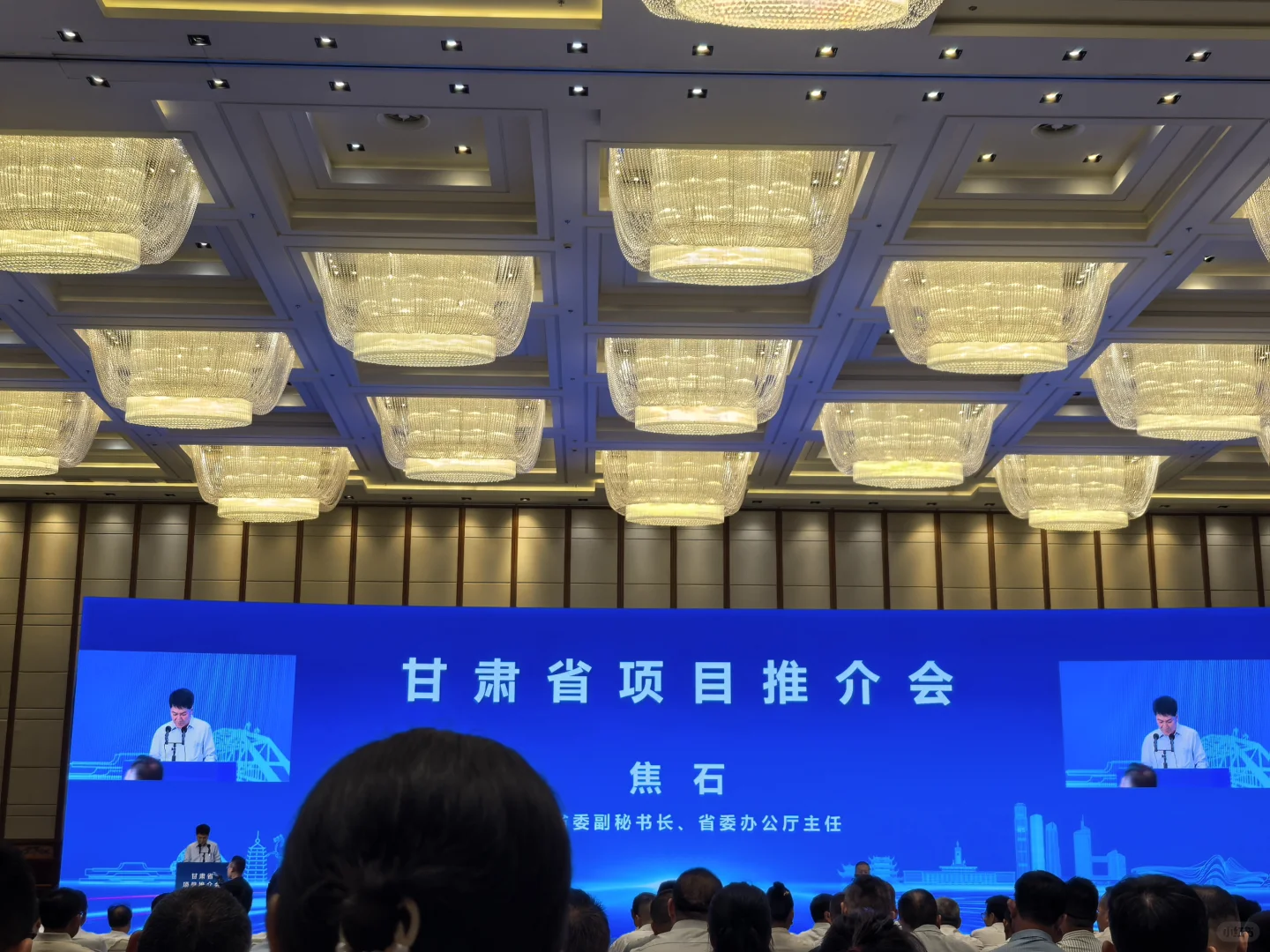 参加甘肃项目推介会
