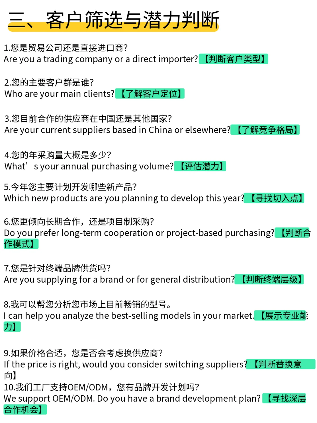广交会万能话术100句 ➡️ 明天就能用