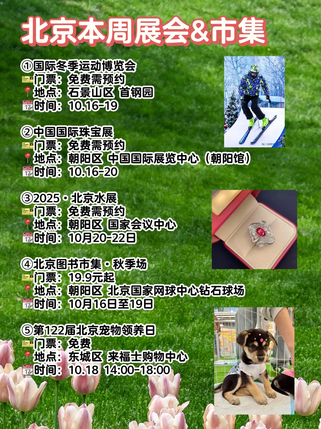 ?北京本周活动市集大集合?10月14-21日?