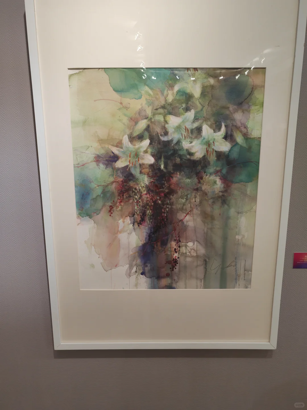 水彩展。