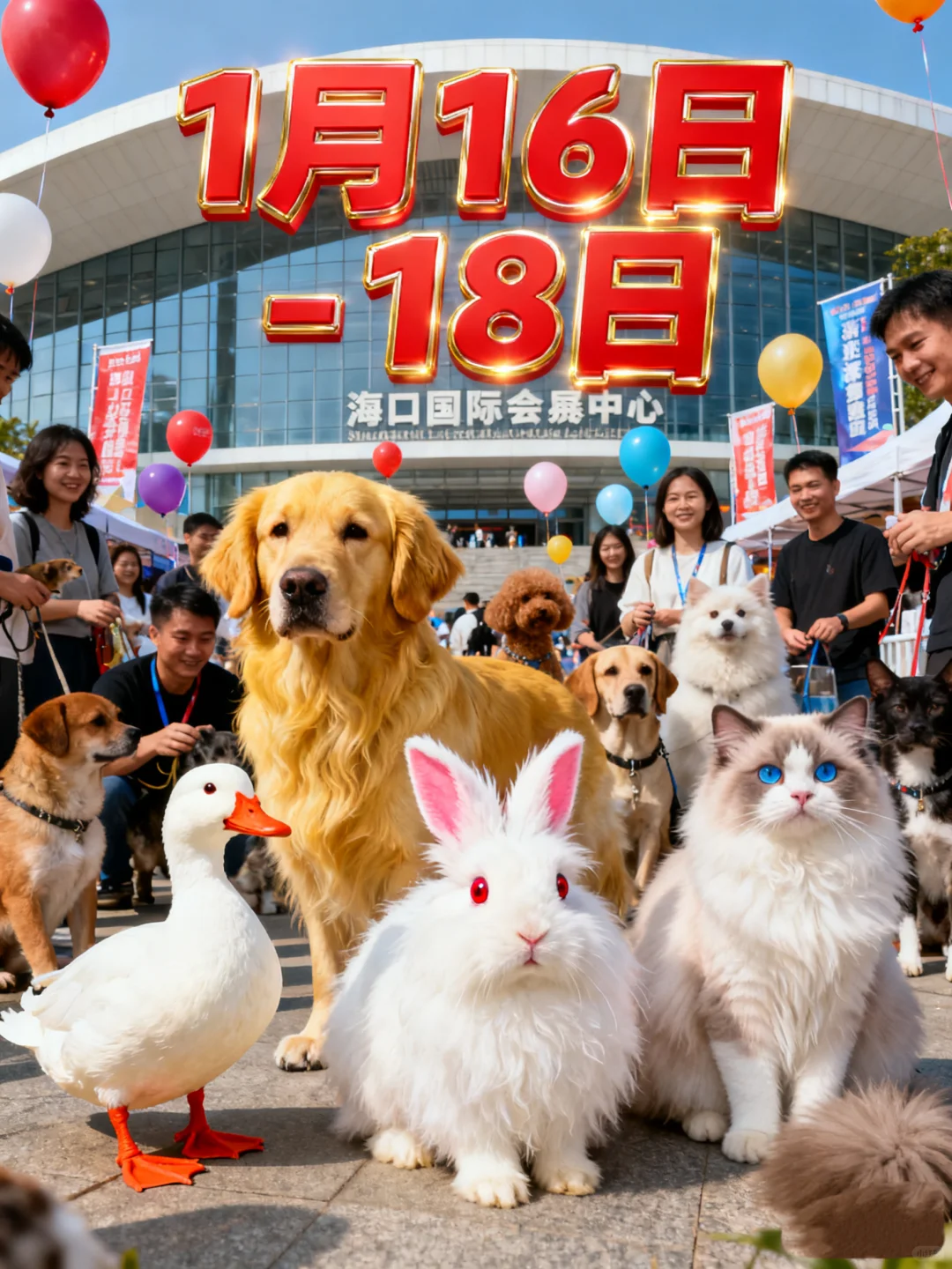 海南宠博会来啦!2026毛孩子的年度狂欢定档✨
