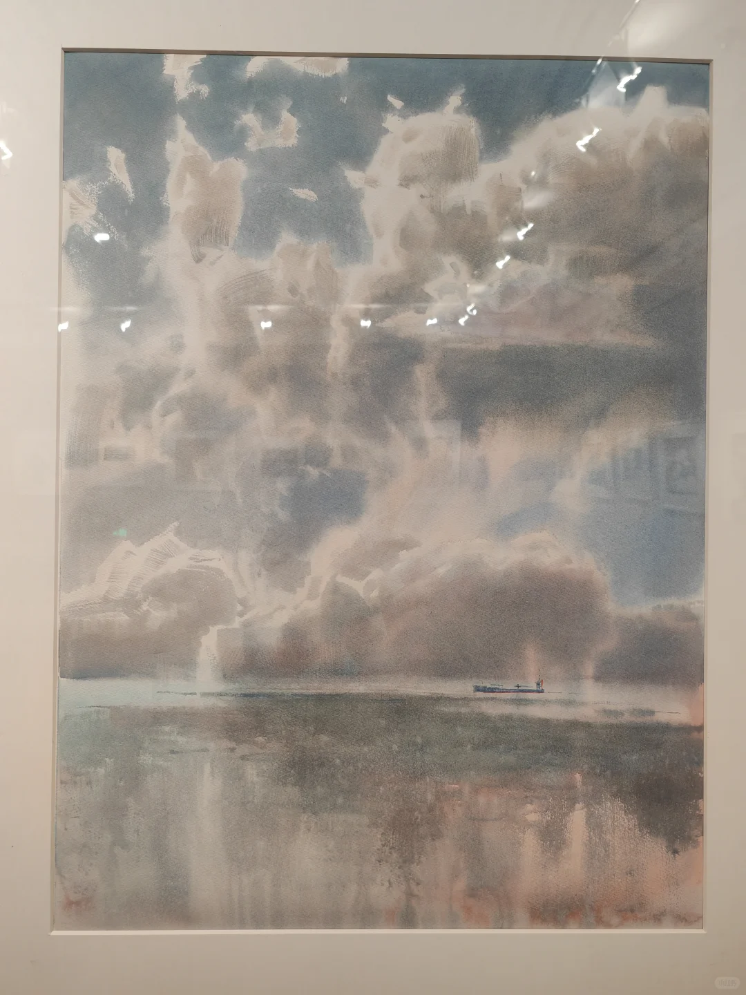 水彩展。