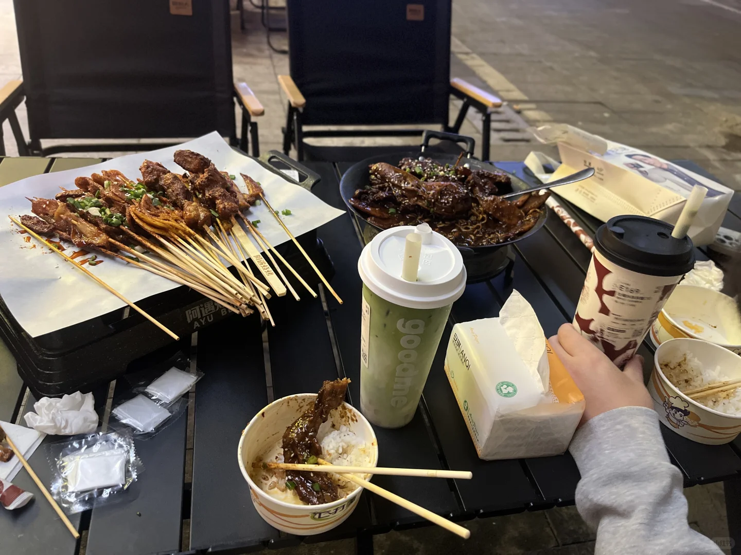 在雅安 开学以来最好吃的一顿