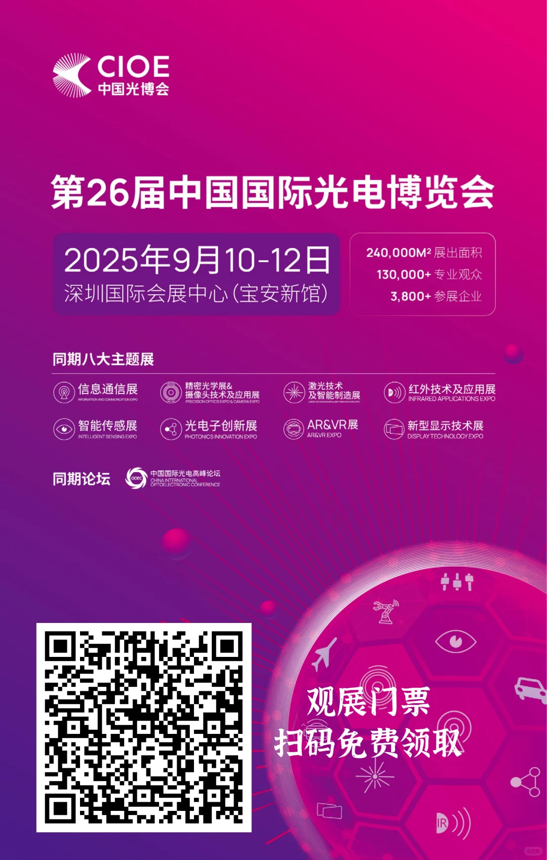深圳光博会倒计时1天开展，门票今天截止