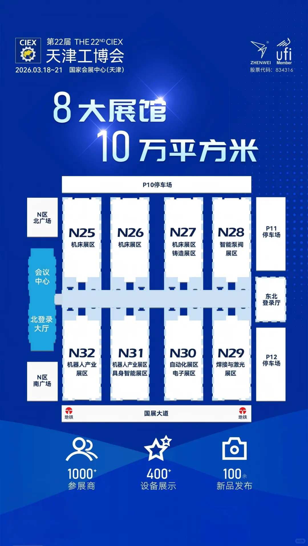 8大展馆，10万平方米，千家品牌参展的展会