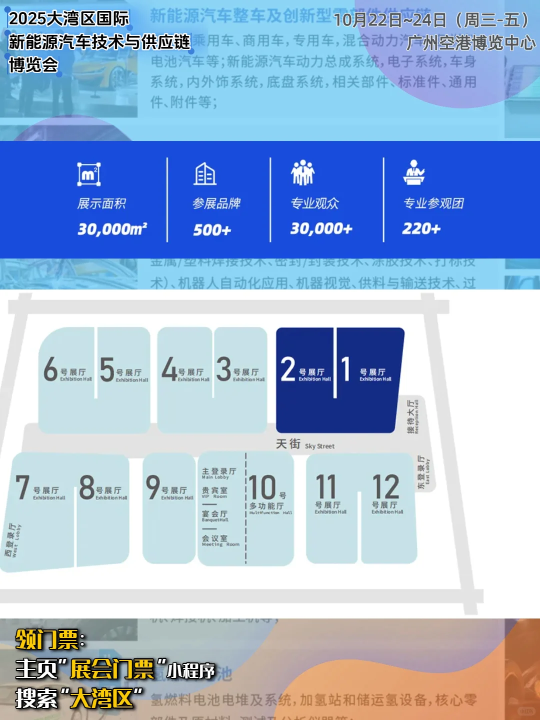 大湾区国际新能源汽车技术展门票+逛展攻略
