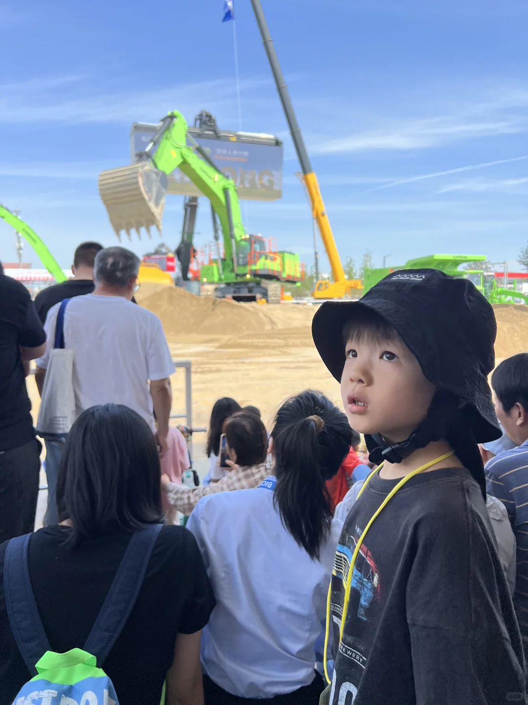 没想到北京机械展这么适合遛娃！