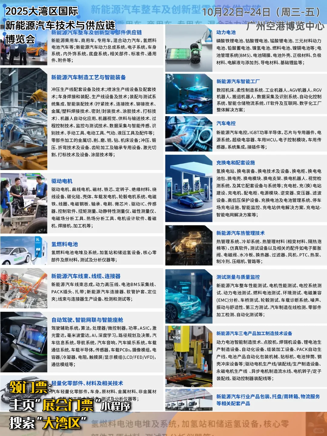 大湾区国际新能源汽车技术展门票+逛展攻略