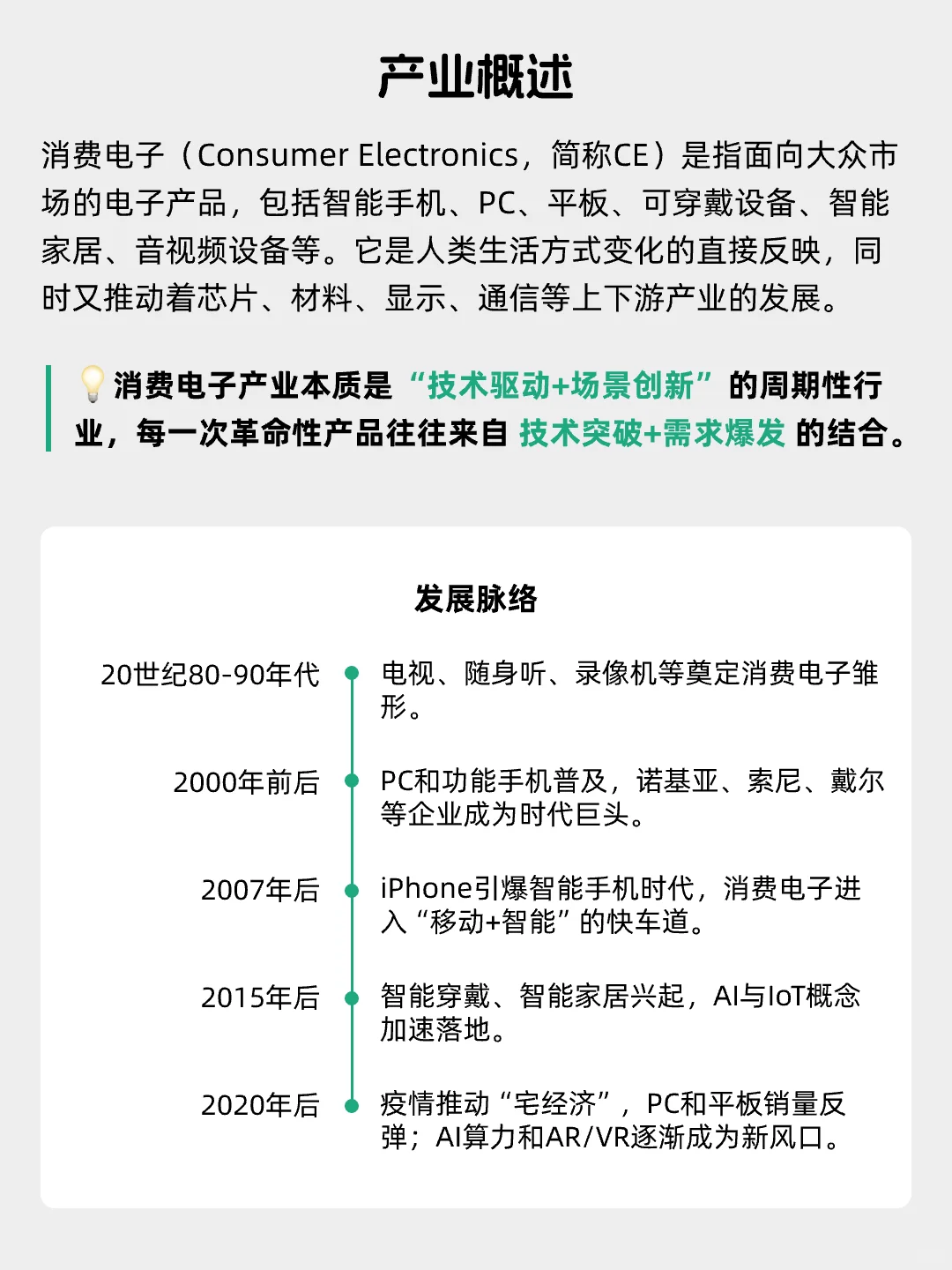 每天看懂一个风口产业——消费电子