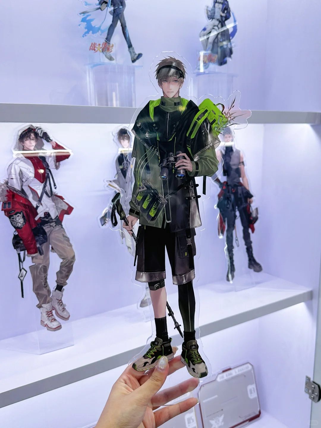 在展会上看到了特别帅的全职高手立牌！！