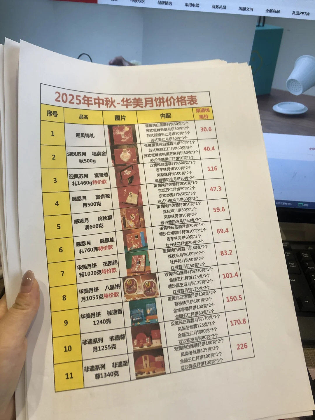 公司员工全票通过的中秋福利礼采购方案?