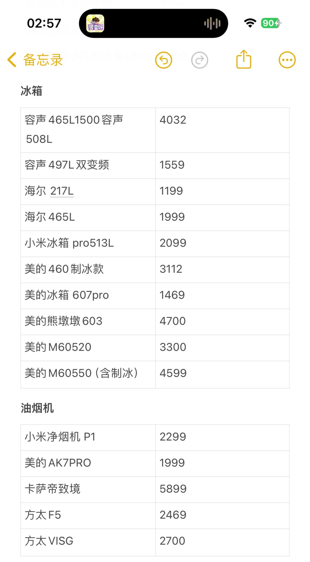 2025李老头双十一全屋家电清单！