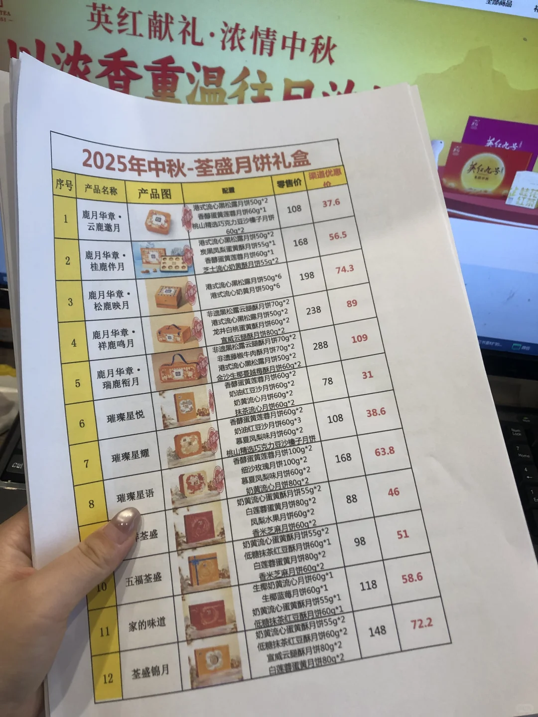 公司员工全票通过的中秋福利礼采购方案?