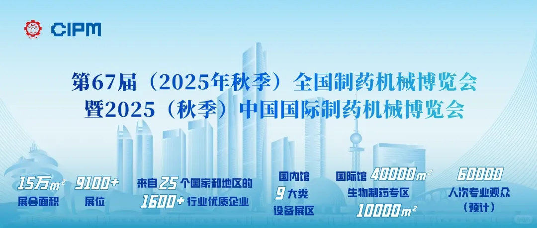 听说了吗?10月16-18日青岛药机展预登记!