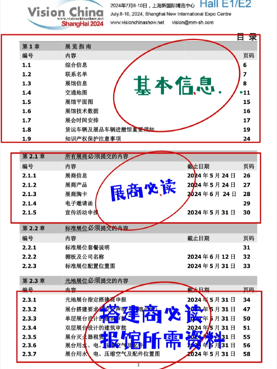 读懂展商手册