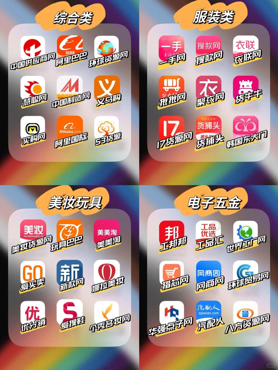 小白创业拿货|优质货源渠道汇总 |干货收藏