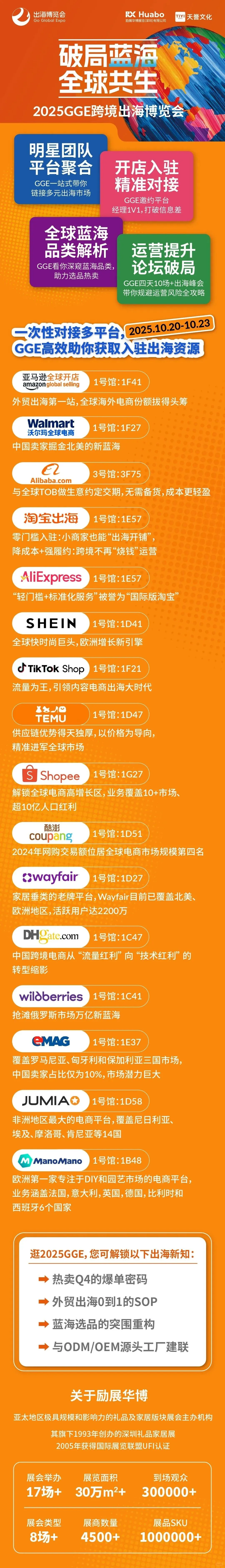 一图锁定GGE跨境展各大平台展位?