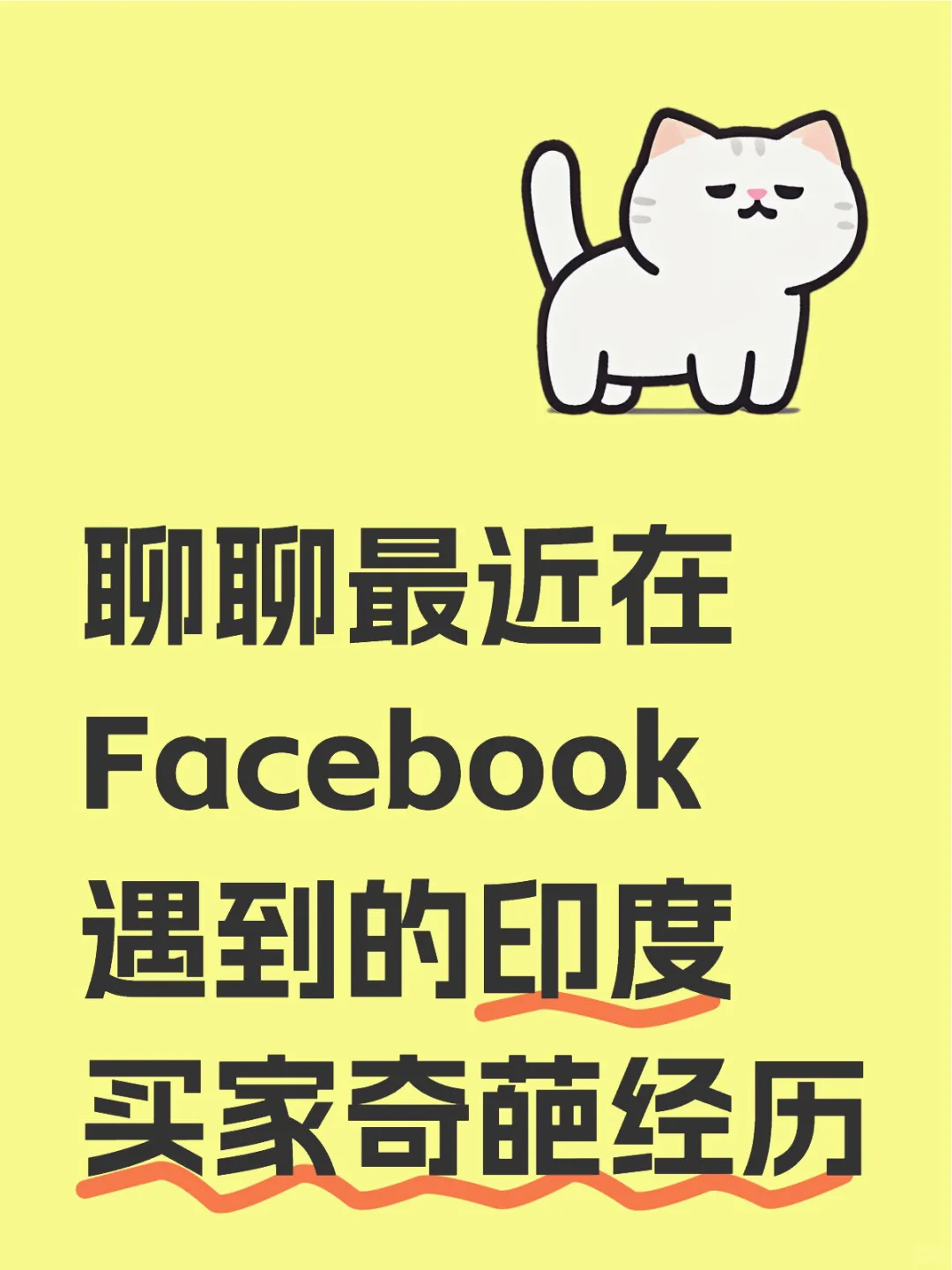 聊聊最近在 Facebook 遇到的印度买家奇葩经