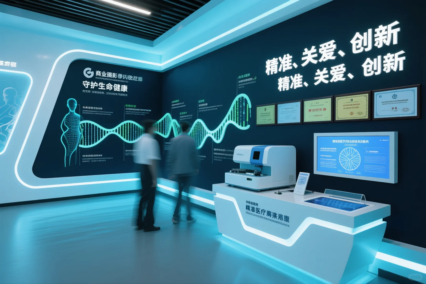 053|AI-100套展厅案例|精准医疗行业