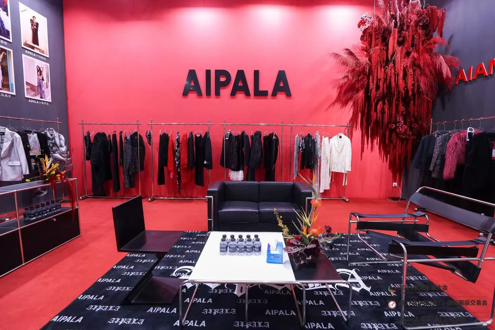 黑红色系showroom展会美陈｜店铺空间