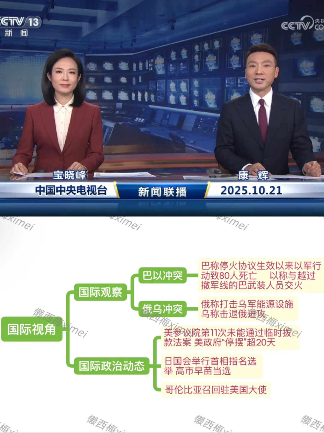 我为什么要开始看新闻…（2025.10.21）