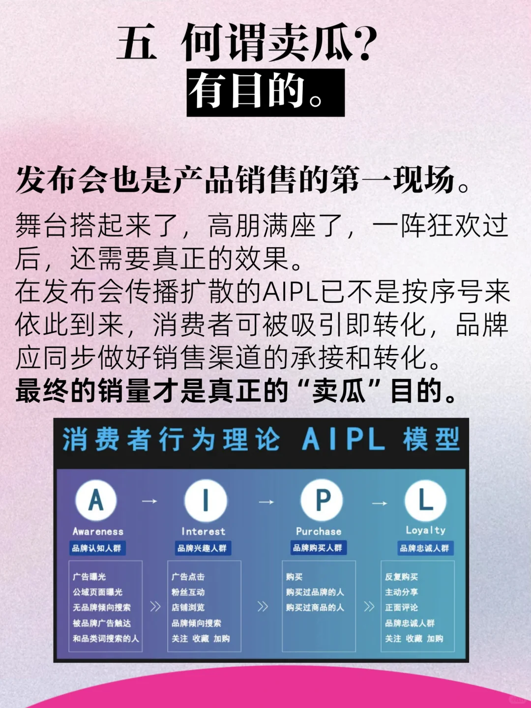 新品发布会是有预谋的王婆卖瓜。