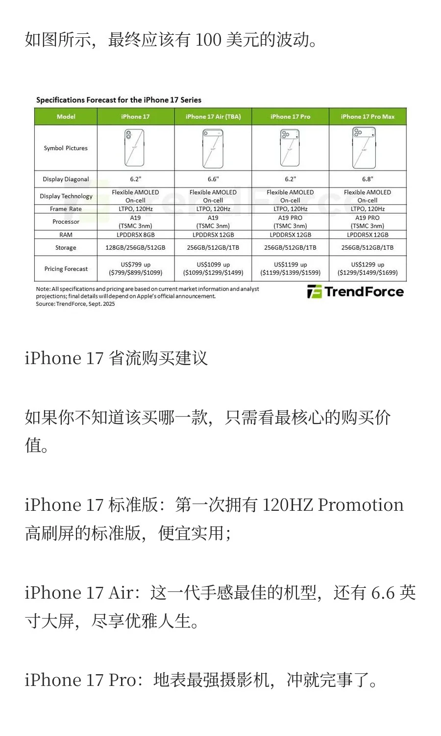 终于来了！国行iPhone 17 全曝光，核心信息