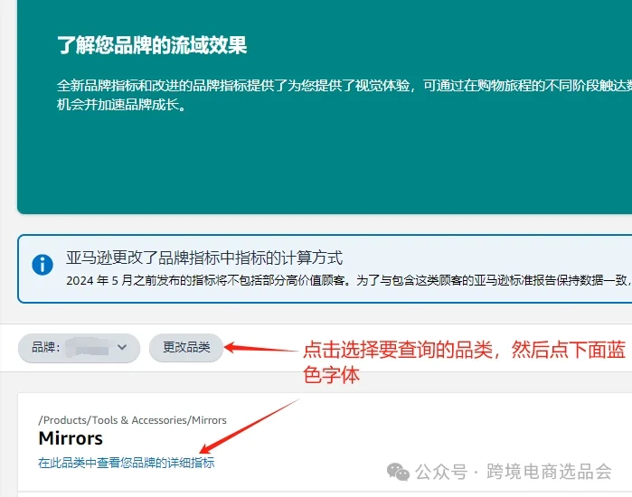 如何查看亚马逊细分类目品牌广告平均转化率