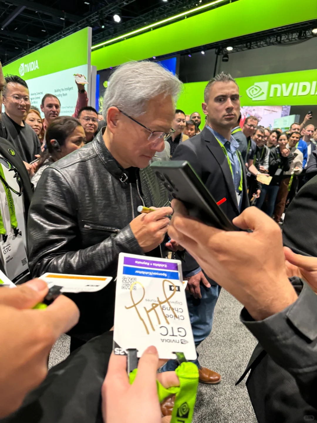 英伟达GTC大会见到黄仁勋Jensen!!
