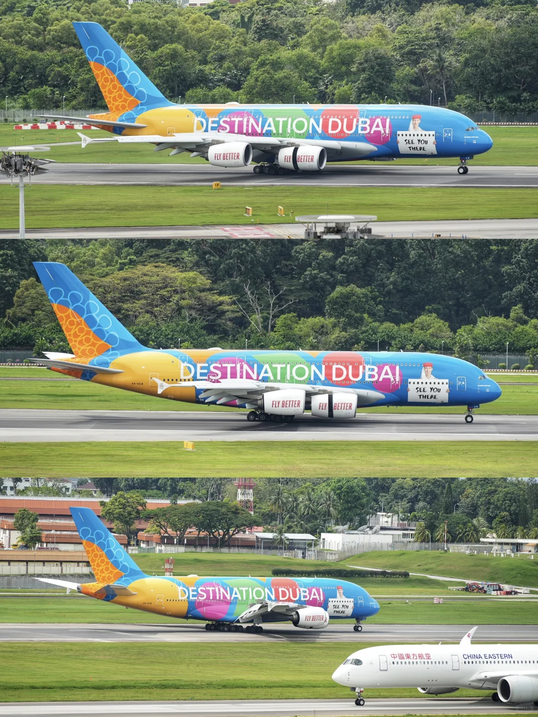 阿联酋航空“迪拜博览会”彩绘空客a380