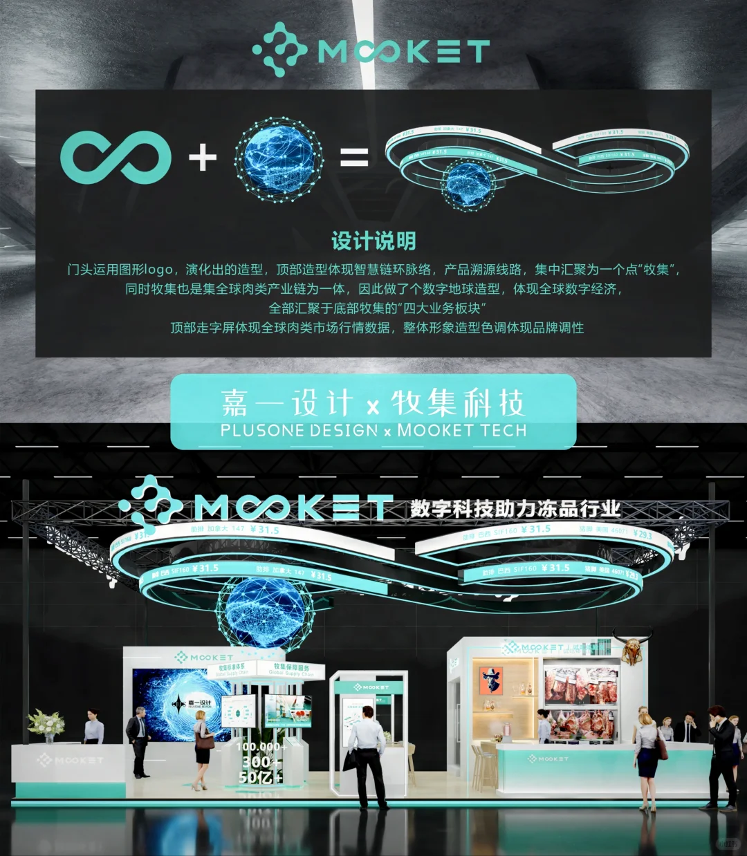 牧集科技Ｘ进博会展台设计