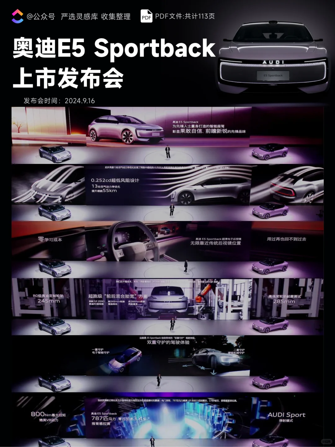 奥迪E5 Sportback上市发布会
