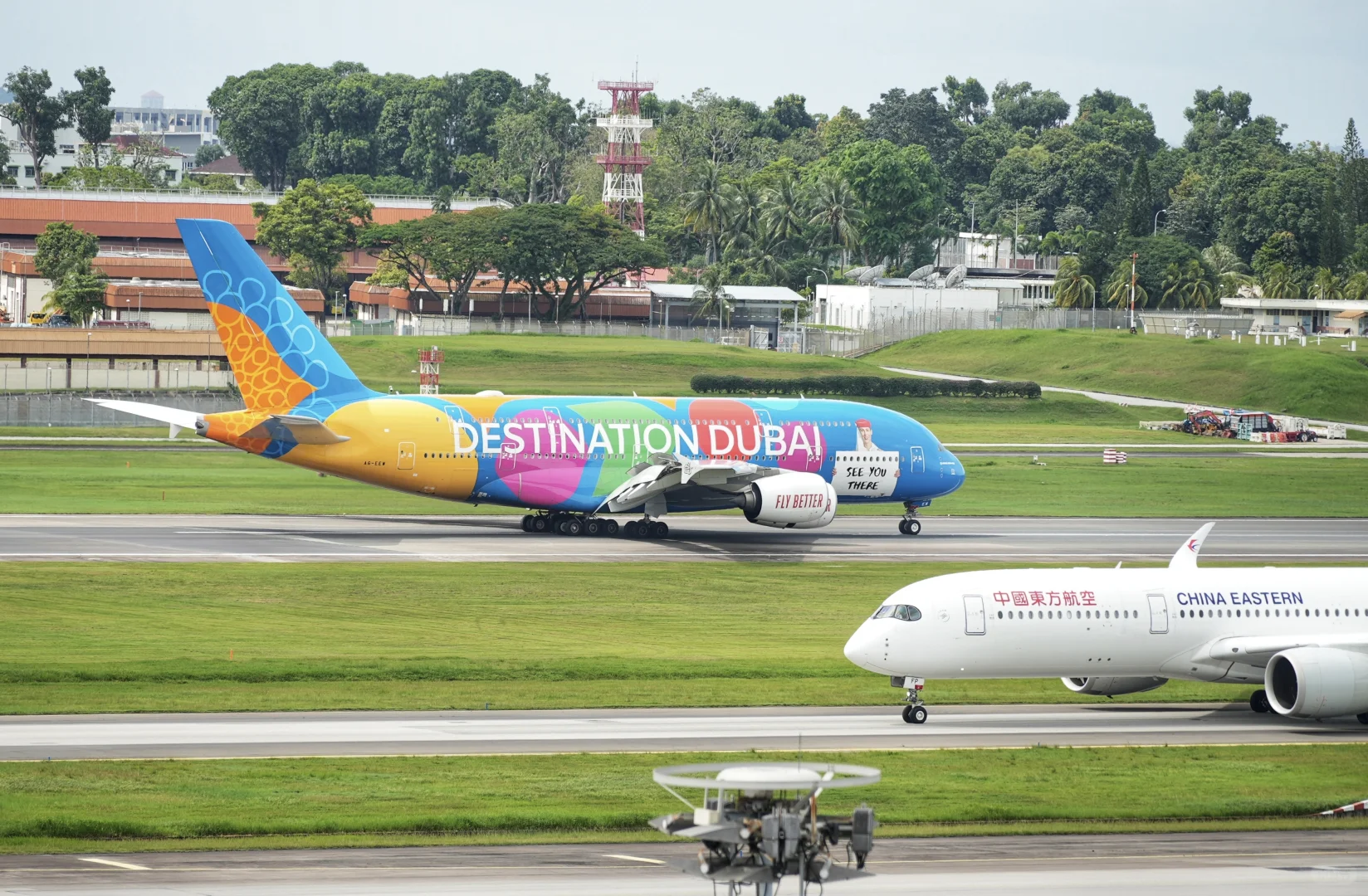 阿联酋航空“迪拜博览会”彩绘空客a380