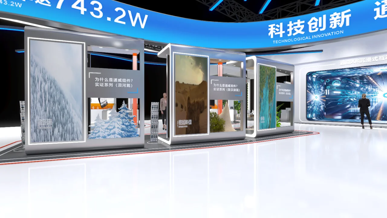 ⚡光伏展展台的科技创新之旅 ?通威集团