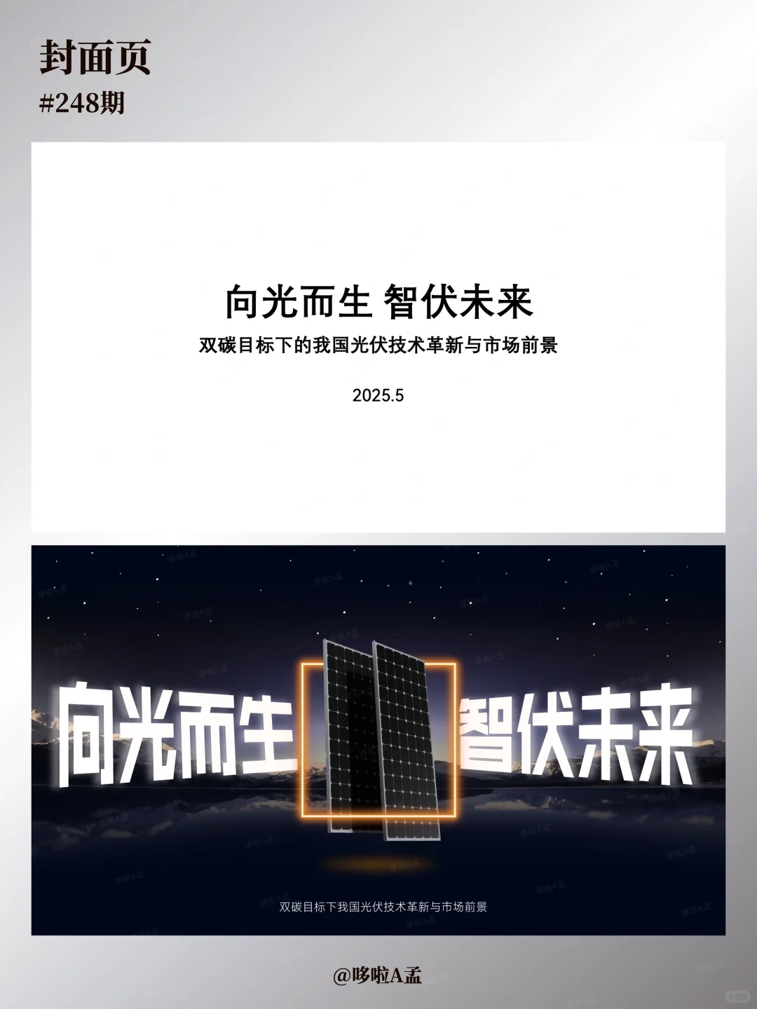 做光伏 PPT 没灵感?这 4 页直接 “抄作业”