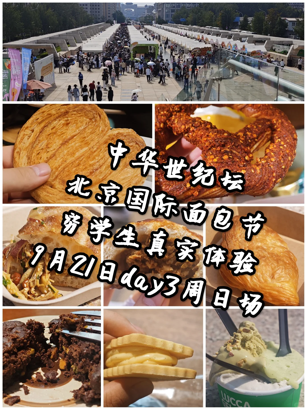 中华世纪坛国际面包节穷学生真实反馈汇报!