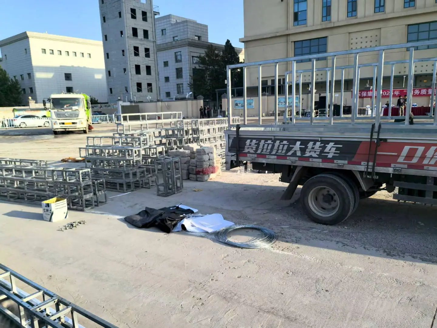 石家庄活动物料搭建桁架搭建