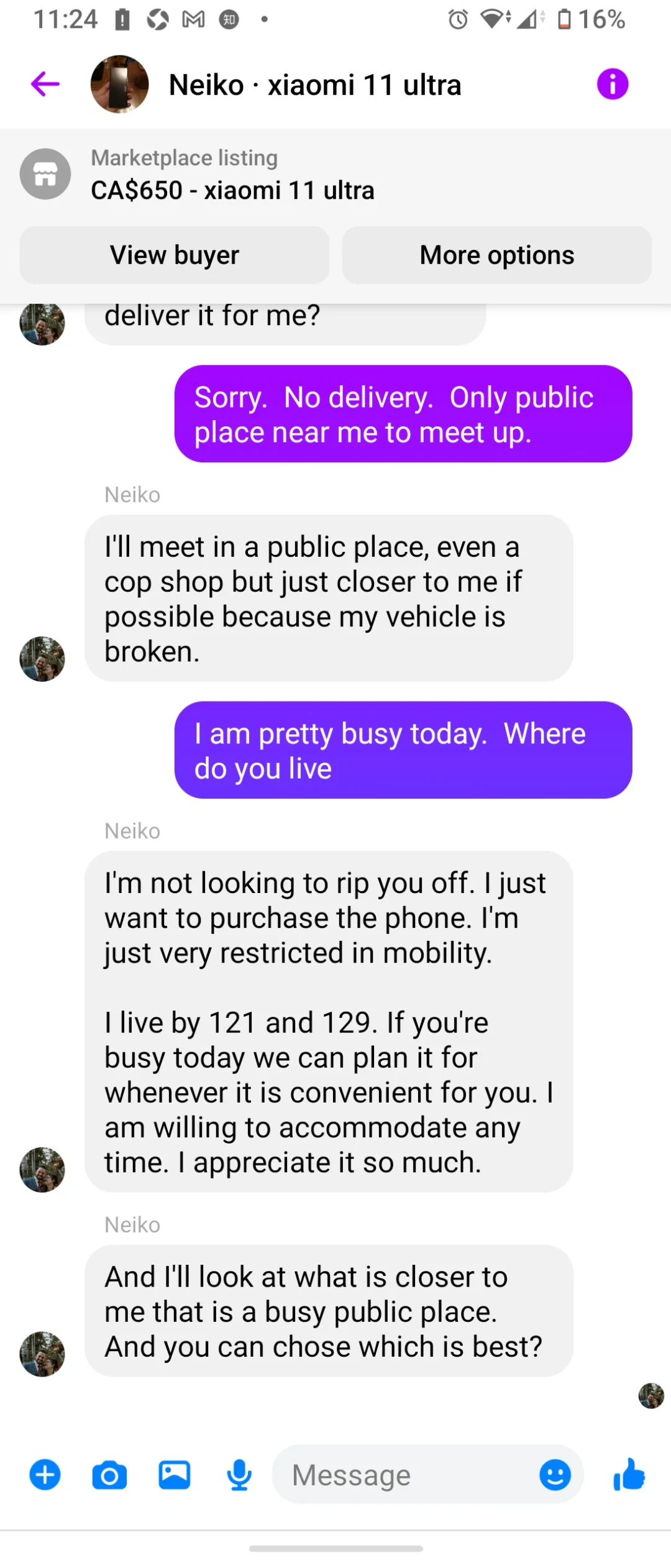 ??在二手交易网站卖二手手机注意了