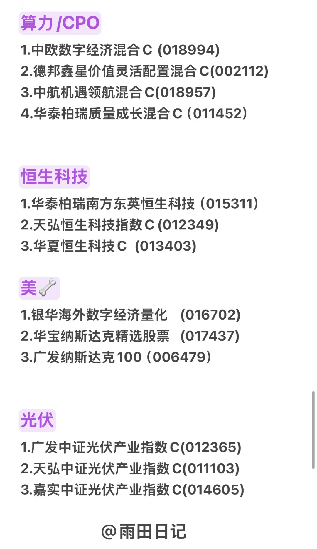四季度最新热门基金板块整理合集?