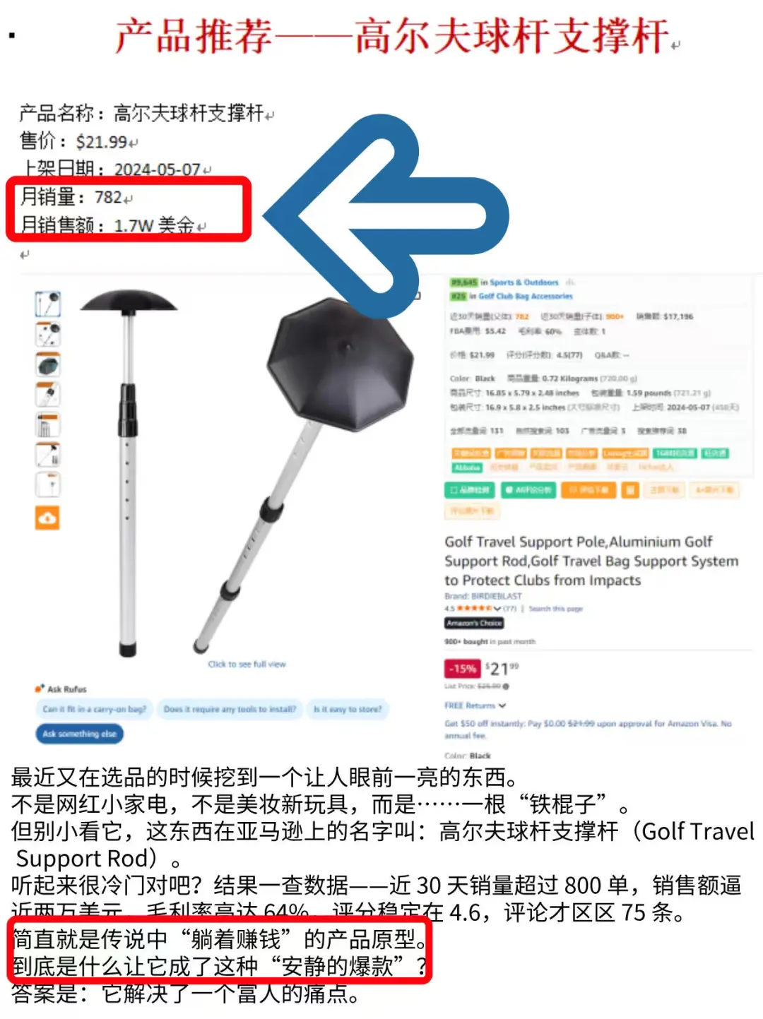30天卖出1.7万刀，亚马逊冷门但好卖的新品