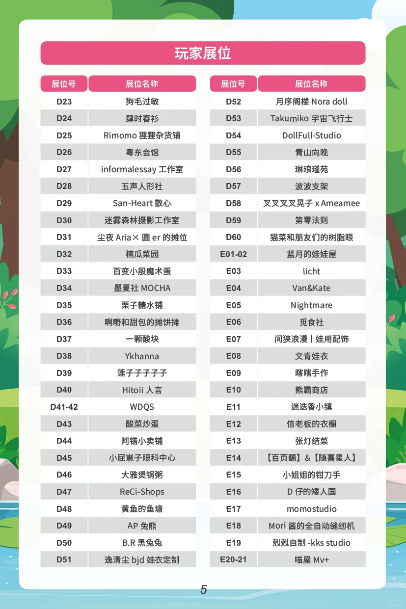 SHDP摊位图➕展商名单来新鲜出炉!