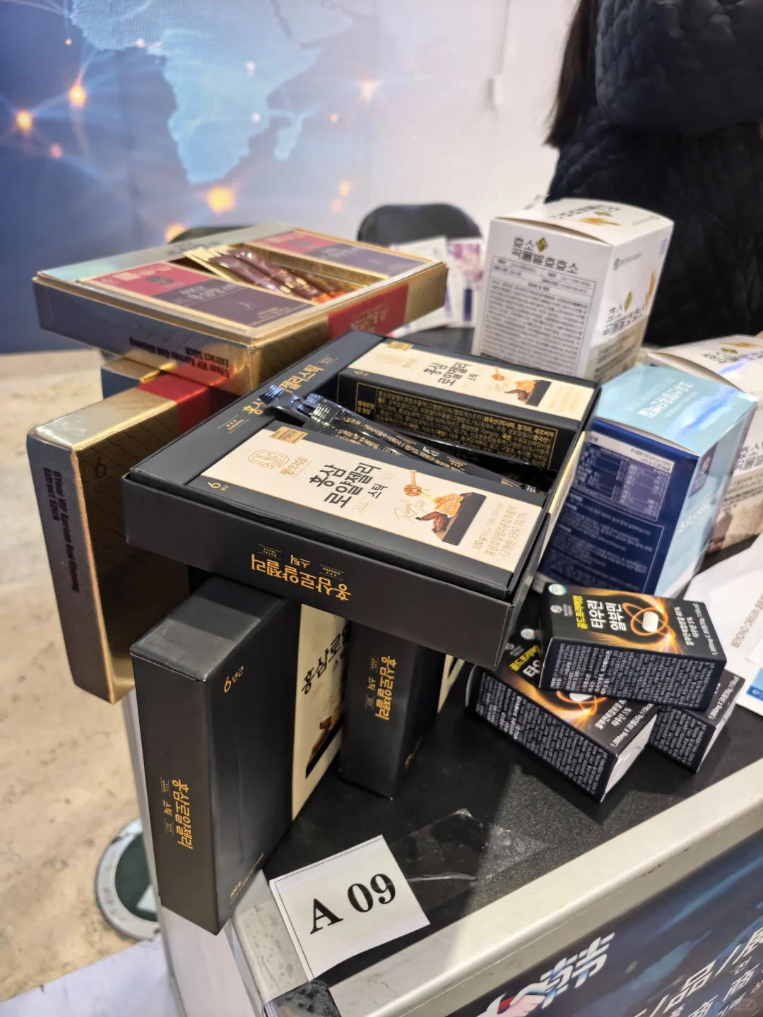 韩国美妆展空降奥莱(^～^)