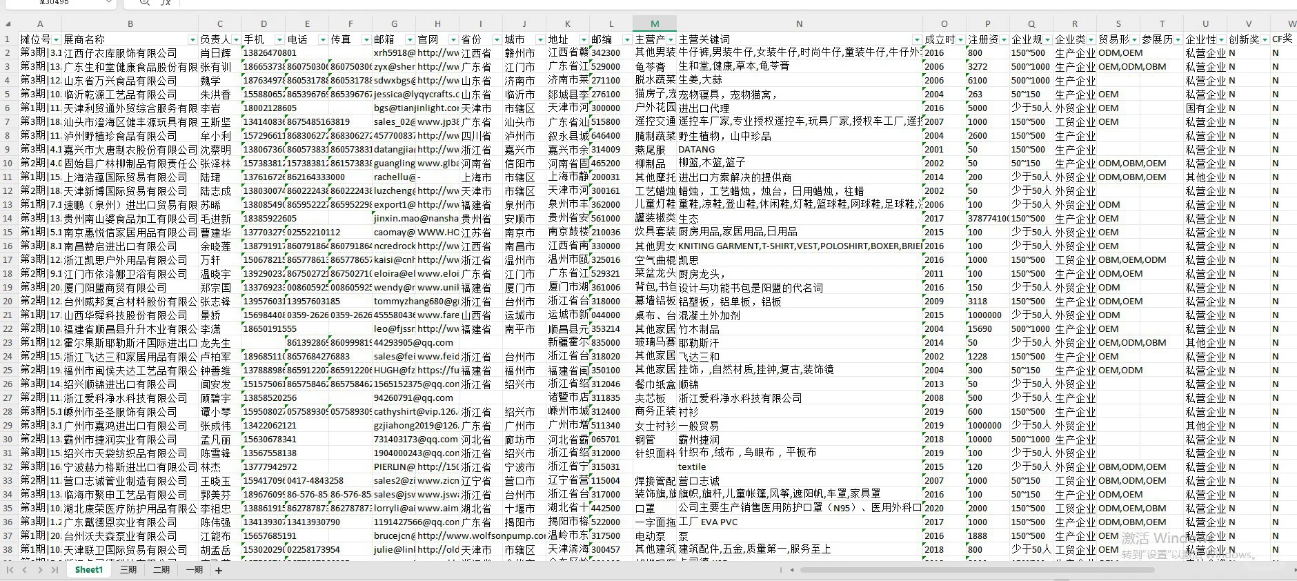 138 届广交会参展商名单整理好了