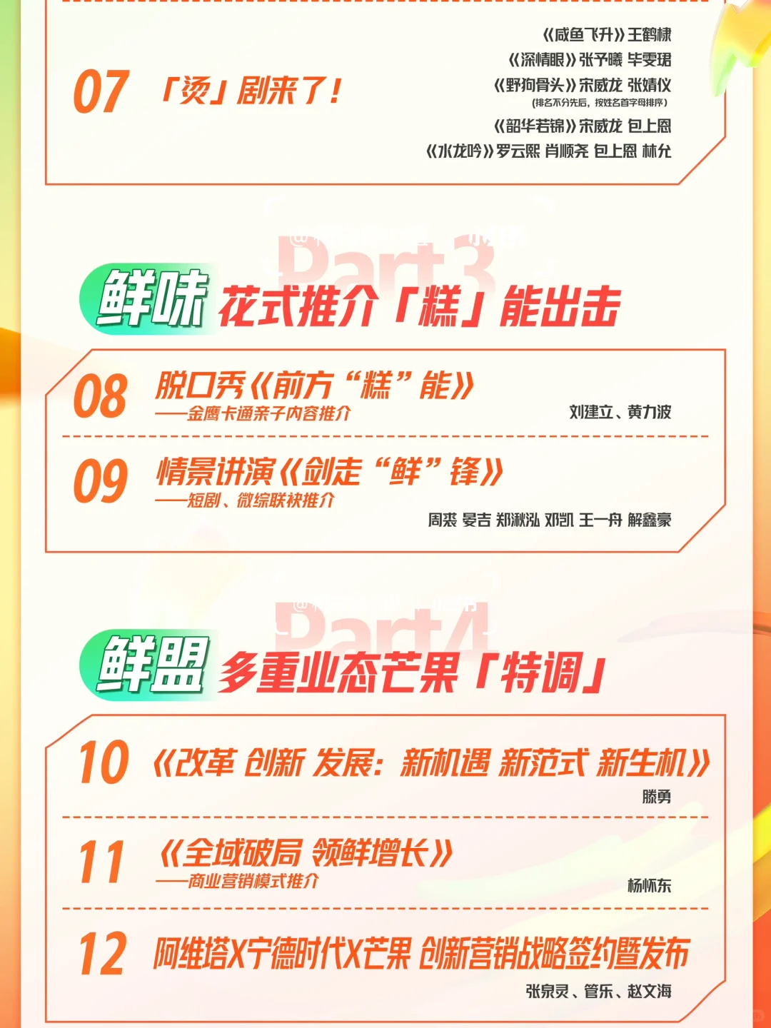 芒果招商会来了