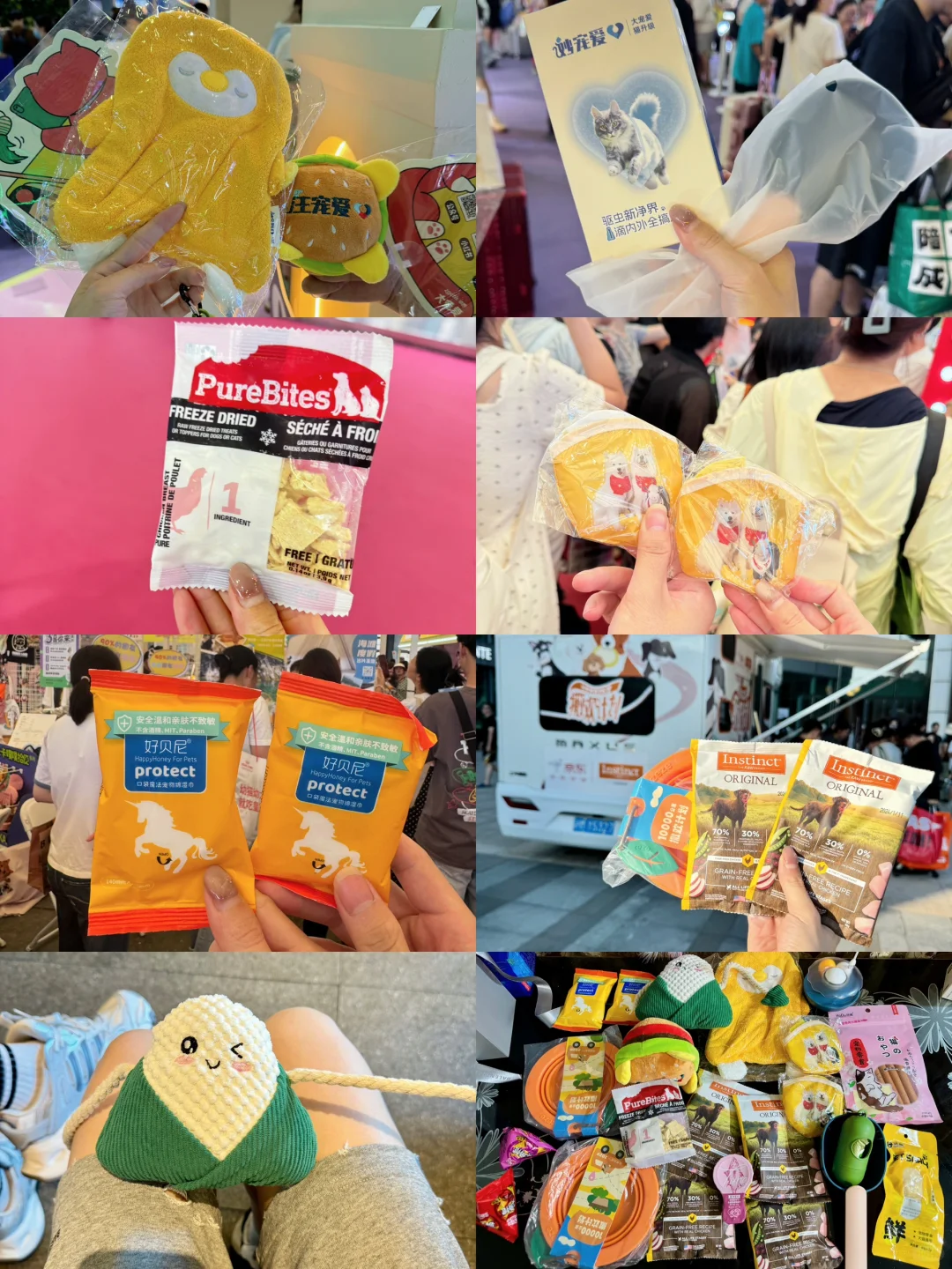 亚宠展实况|4h的各种走